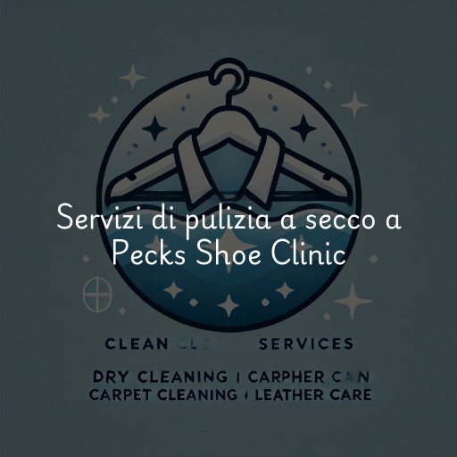 Servizi di pulizia a secco a Pecks Shoe Clinic