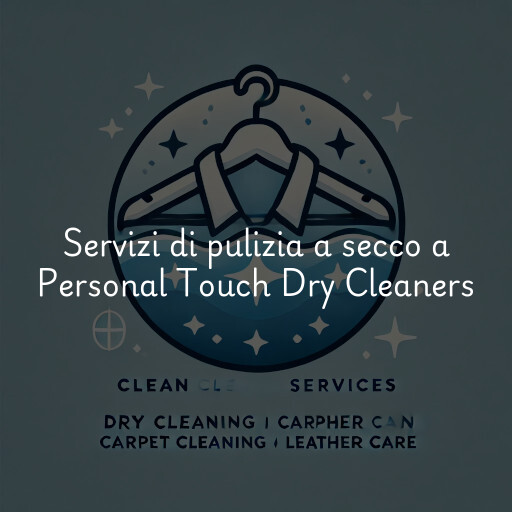 Servizi di pulizia a secco a Personal Touch Dry Cleaners