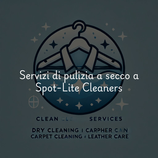 Servizi di pulizia a secco a Spot-Lite Cleaners