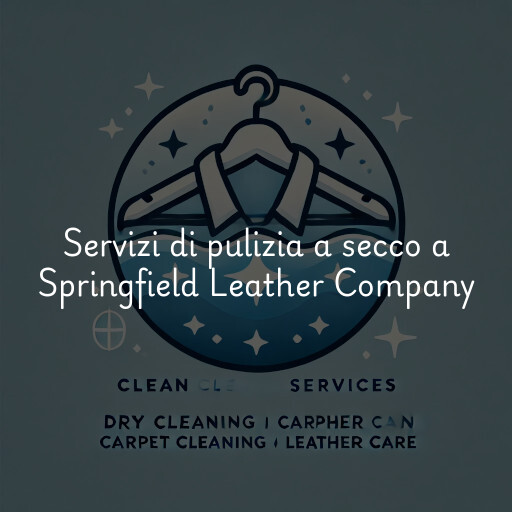 Servizi di pulizia a secco a Springfield Leather Company