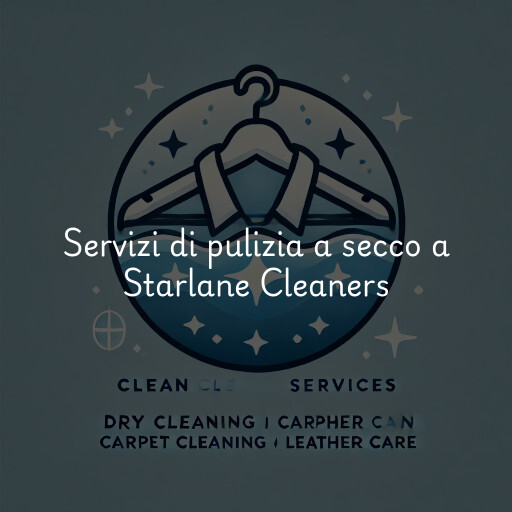 Servizi di pulizia a secco a Starlane Cleaners & Tailoring