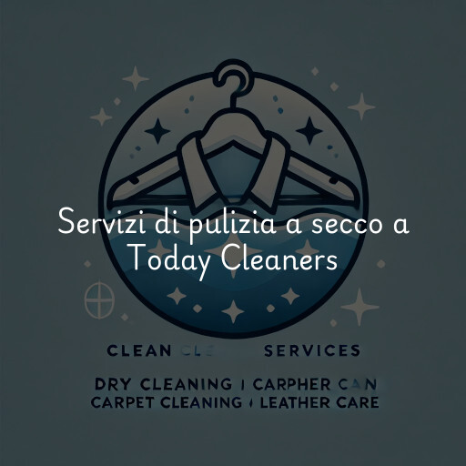 Servizi di pulizia a secco a Today Cleaners