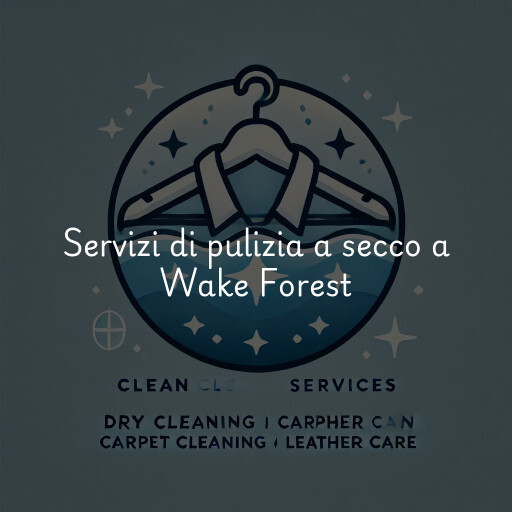 Servizi di pulizia a secco a Wake Forest