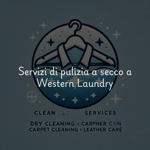 Servizi di pulizia a secco a Western Laundry