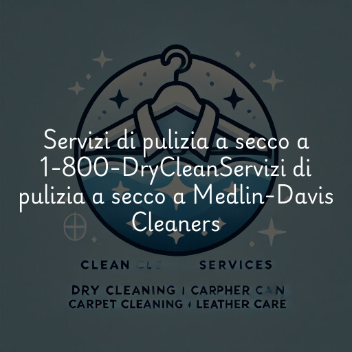 Servizi di pulizia a secco a