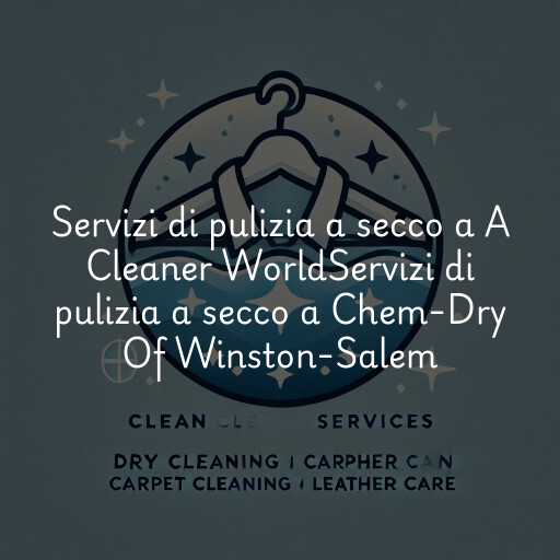 Servizi di pulizia a secco a