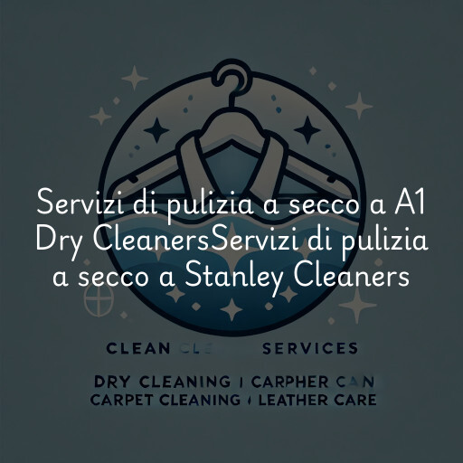 Servizi di pulizia a secco a