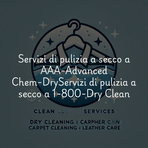 Servizi di pulizia a secco a