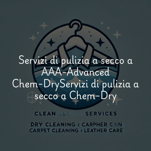 Servizi di pulizia a secco a