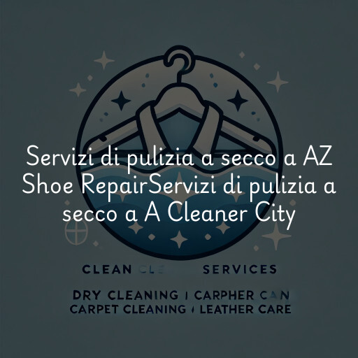 Servizi di pulizia a secco a