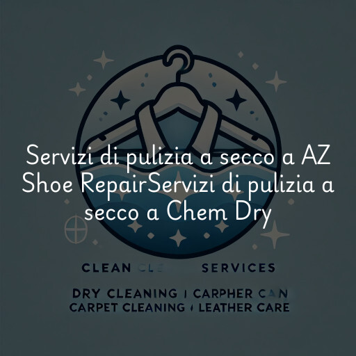Servizi di pulizia a secco a