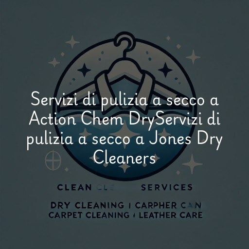 Servizi di pulizia a secco a