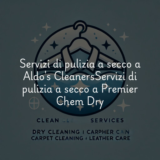 Servizi di pulizia a secco a