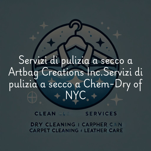 Servizi di pulizia a secco a