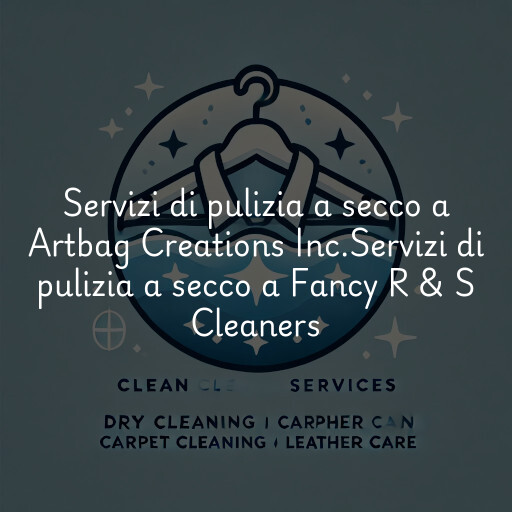 Servizi di pulizia a secco a