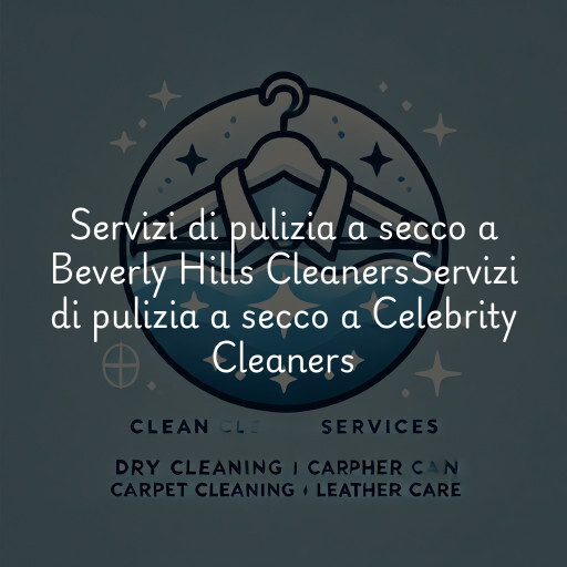 Servizi di pulizia a secco a
