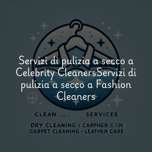 Servizi di pulizia a secco a