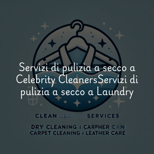 Servizi di pulizia a secco a