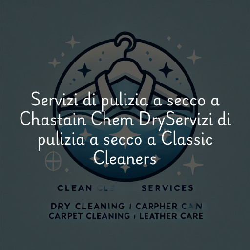 Servizi di pulizia a secco a