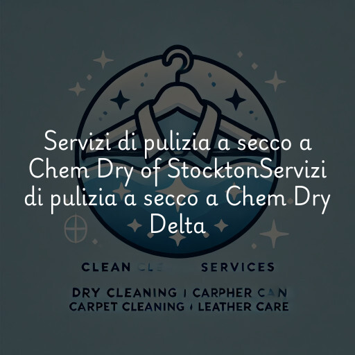 Servizi di pulizia a secco a