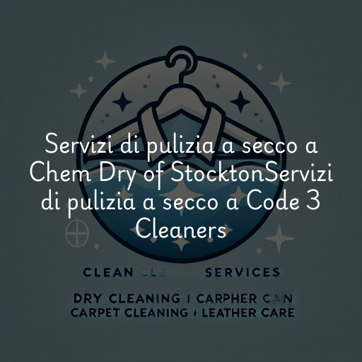 Servizi di pulizia a secco a
