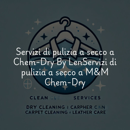 Servizi di pulizia a secco a