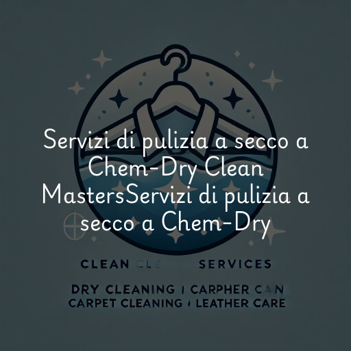 Servizi di pulizia a secco a