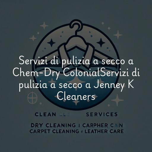 Servizi di pulizia a secco a