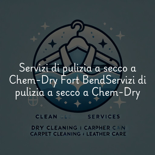 Servizi di pulizia a secco a