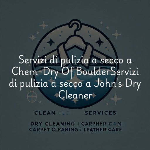 Servizi di pulizia a secco a