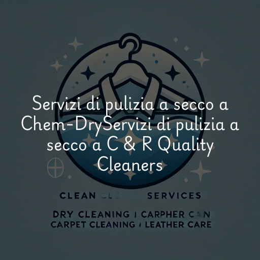 Servizi di pulizia a secco a