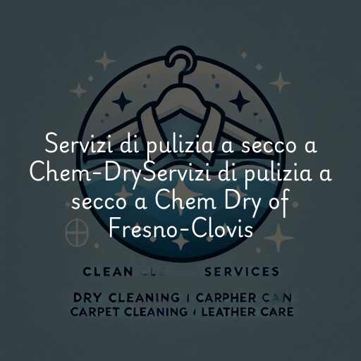 Servizi di pulizia a secco a