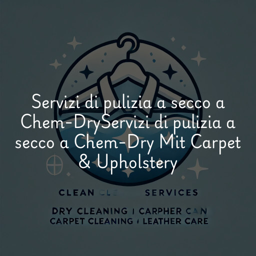 Servizi di pulizia a secco a