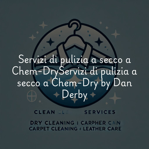 Servizi di pulizia a secco a