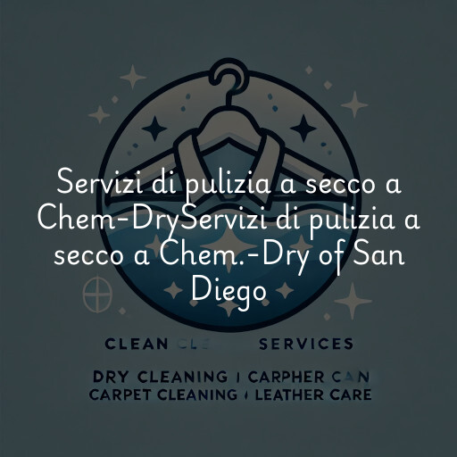 Servizi di pulizia a secco a