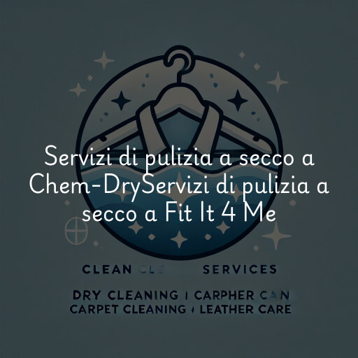 Servizi di pulizia a secco a