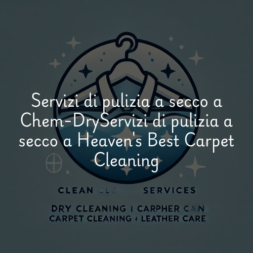 Servizi di pulizia a secco a