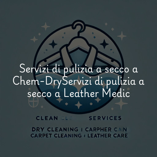 Servizi di pulizia a secco a