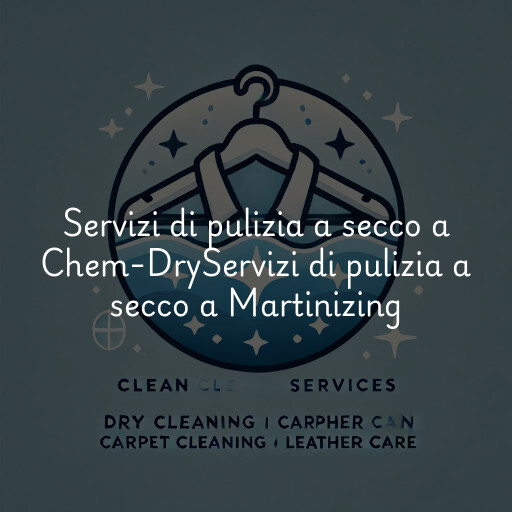 Servizi di pulizia a secco a