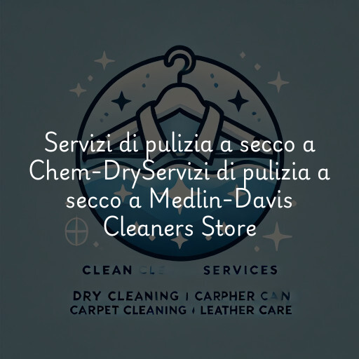 Servizi di pulizia a secco a