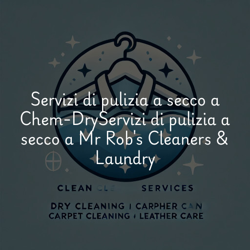 Servizi di pulizia a secco a