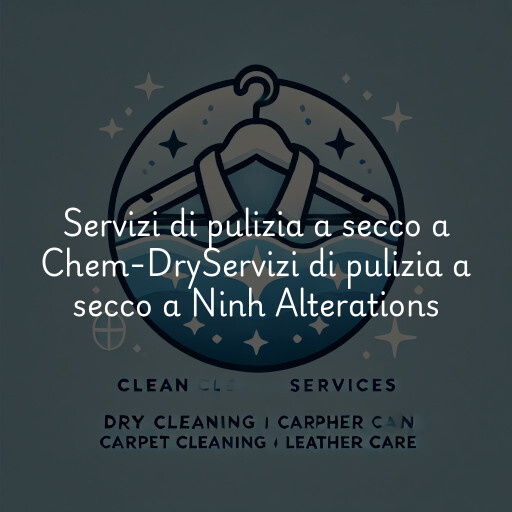 Servizi di pulizia a secco a