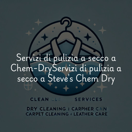 Servizi di pulizia a secco a