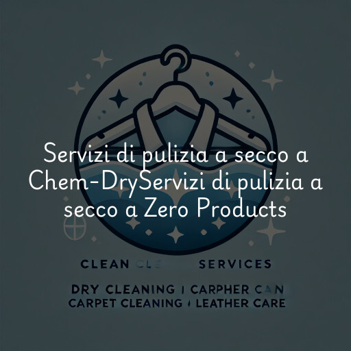 Servizi di pulizia a secco a