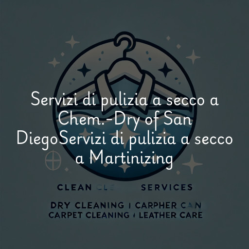 Servizi di pulizia a secco a