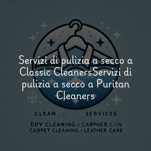 Servizi di pulizia a secco a