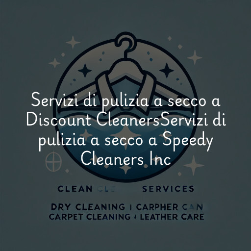 Servizi di pulizia a secco a