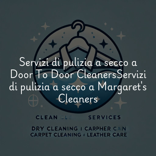Servizi di pulizia a secco a