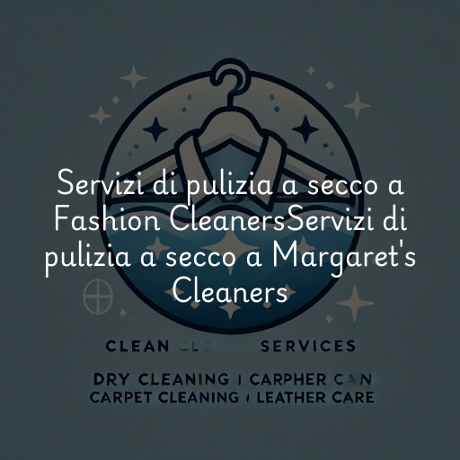 Servizi di pulizia a secco a