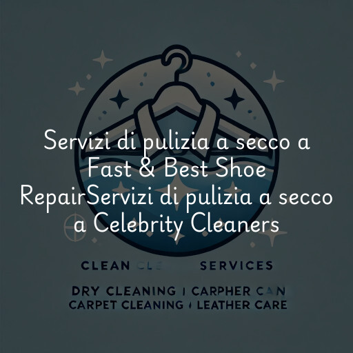 Servizi di pulizia a secco a